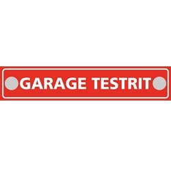 Autobord GARAGE TESTRIT zuignap 50x10cm